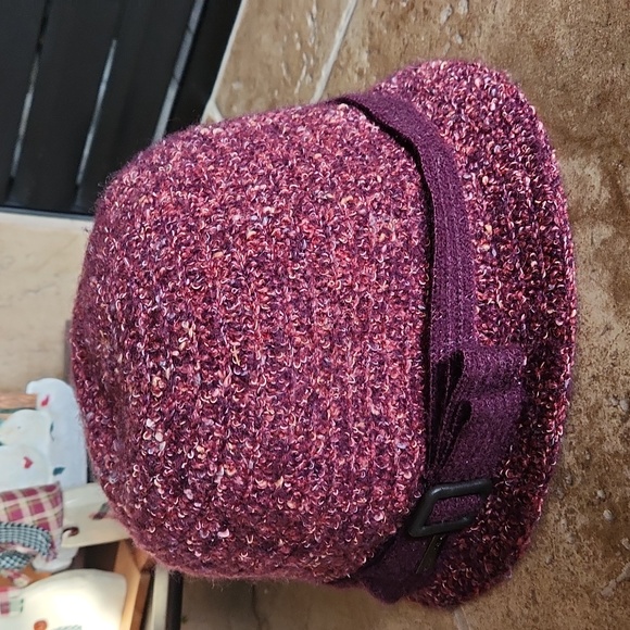 Betmar New York vintage cloche maroon woamns hat - Picture 2 of 14